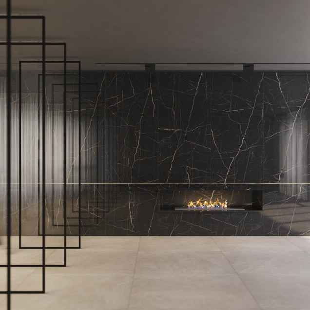 Плитка Nero Venato 60х120 фото