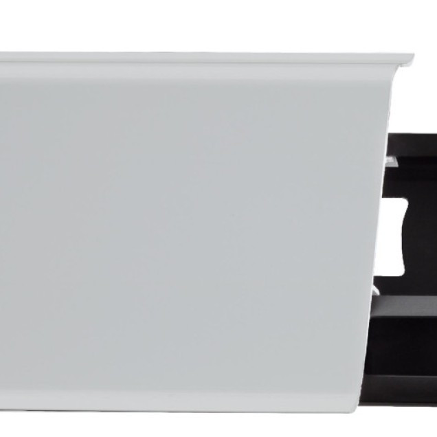 40 Плінтус INDO Arbiton Білий матовий (2,5м,) фото