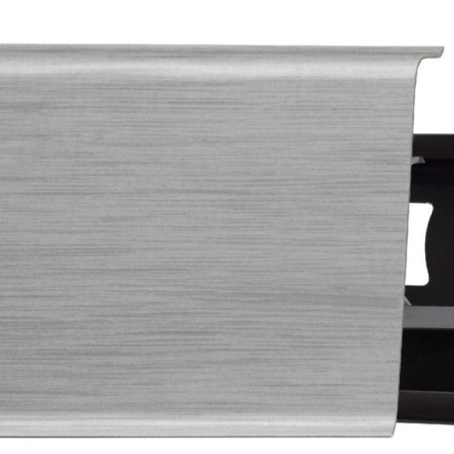 41 Плінтус INDO Arbiton Алюміній світлий (2,5м,) фото