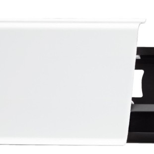 01 Плінтус INDO Arbiton Білий глянець (2,5м.) фото